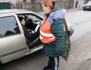 «Родительский патруль» МБДОУ «Детский сад «Тополек» вышел в рейд вместе с инспекторами ОГИБДД